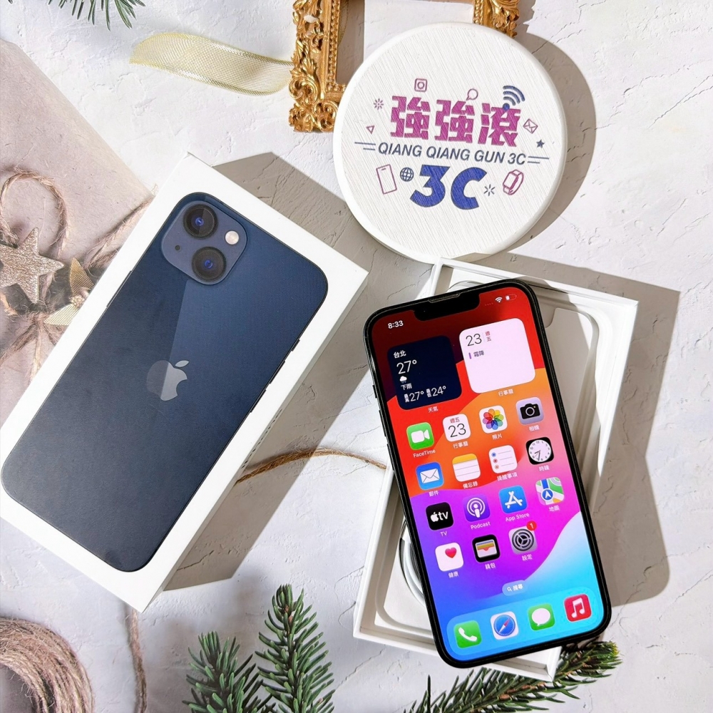 善化-二手 iPhone13 128G 黑色#64663(店家保固)