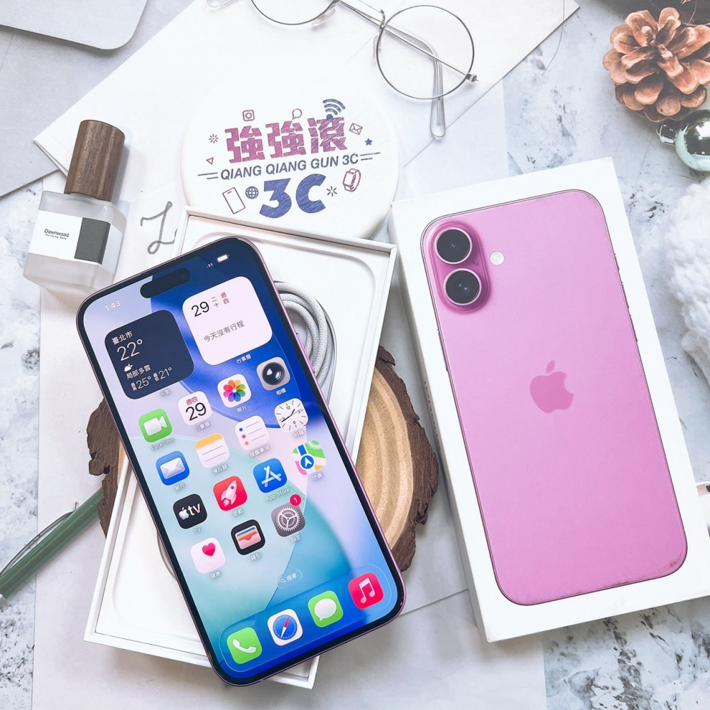 二手 iPhone16Plus 128G 粉色*48585（店家保固）