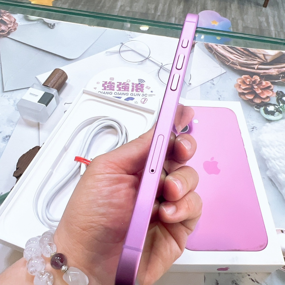 二手 iPhone16Plus 128G 粉色*48585（店家保固）