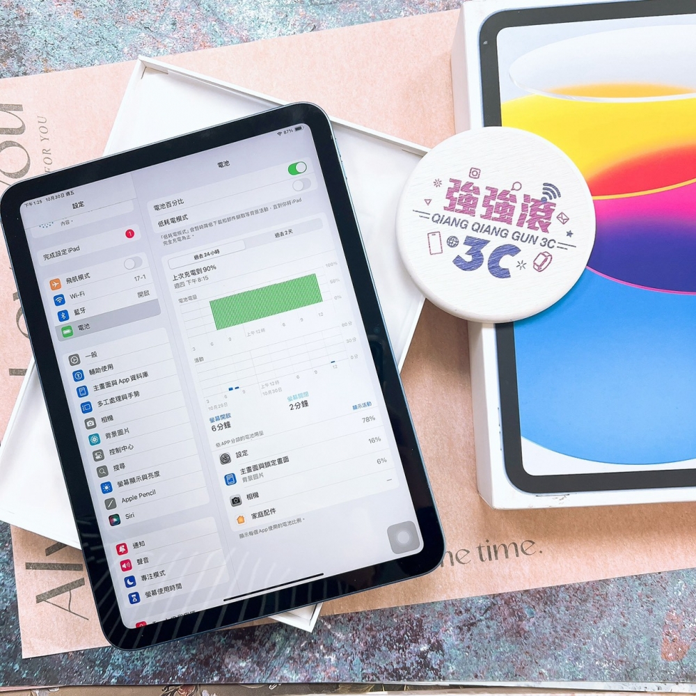 二手 iPad 10 64G 藍色*JOVX0（店家保固）