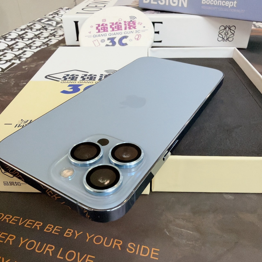 鹽行-二手iphone 13 promax 256G 藍色 #51962（店家保固）