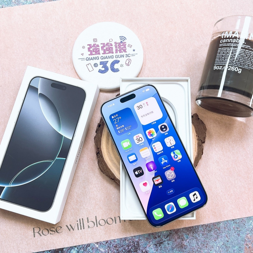 二手-iPhone16 Pro MAX 256G 白色#19067（店家保固365天）