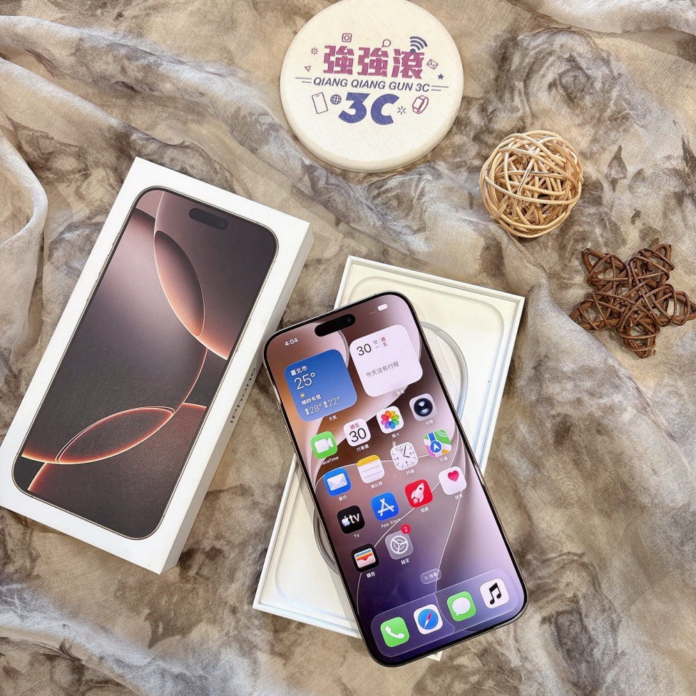 二手-iPhone16 Pro MAX 256G 金色#90484（店家保固365天）